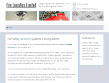 Tablet Screenshot of firelogistics.co.uk