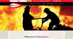 Desktop Screenshot of firelogistics.com.au